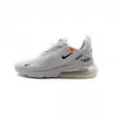 achat nike air max 270 femmes hommes prix bas off white white